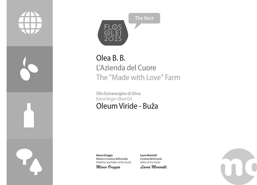 Flos Olei recognition for Oleum Viride Belić Buža olive oil